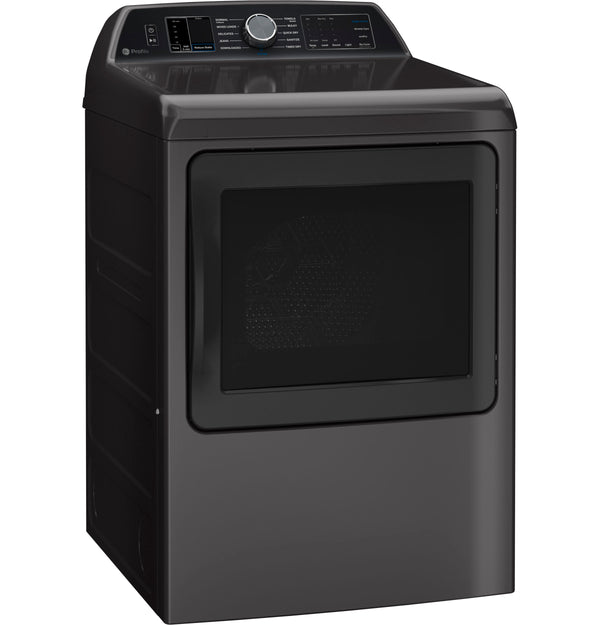 GE Profile™ ENERGY STAR® 7.4 cu. ft. Capacity Smart aluminized alloy drum Electric Dryer with Sanitize Cycle and Sensor Dry