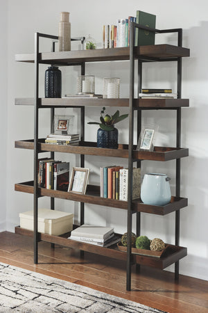  itâ€™s easy to see why this bookcase is a bestseller. The metal frame is sleek