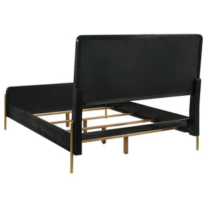 Arini - 5 Piece Queen Bedroom Set - Cream And Black