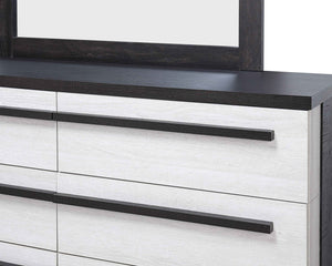 Remington - Queen 5 Piece Bedroom Set - Black / White