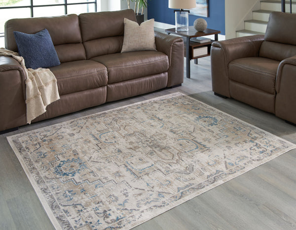  an antiqued medallion design is a dynamic yet understated inclusion to your space. The best part? This rug is super easy to cleanâ€”simply drop it in the washing machi