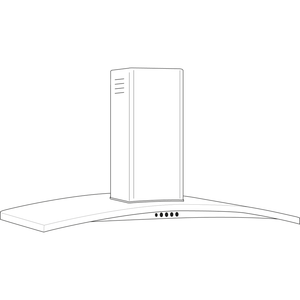 36" Wall-Mount Chimney Hood