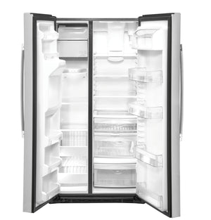 GE® 21.8 Cu. Ft. Counter-Depth Fingerprint Resistant Side-By-Side Refrigerator