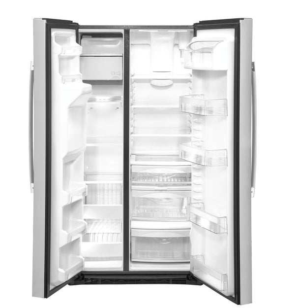 GE® 21.8 Cu. Ft. Counter-Depth Fingerprint Resistant Side-By-Side Refrigerator
