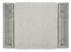 Seton Creek - Gray - Ottoman With Cushion