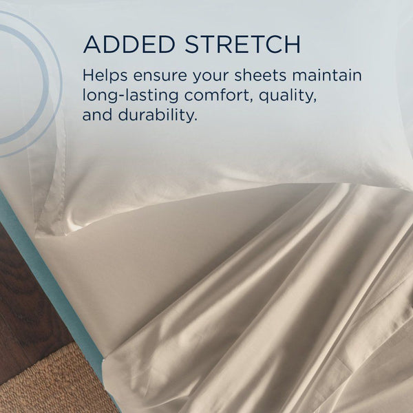 Linens - Tempur Classic Cotton Sheet Set - Sandstone - King
