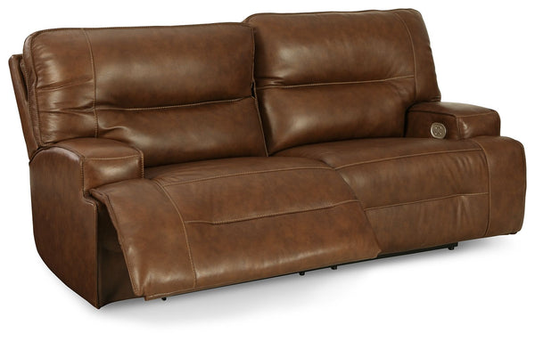 Francesca - Auburn - 2 Seat PWR REC Sofa ADJ HDREST
