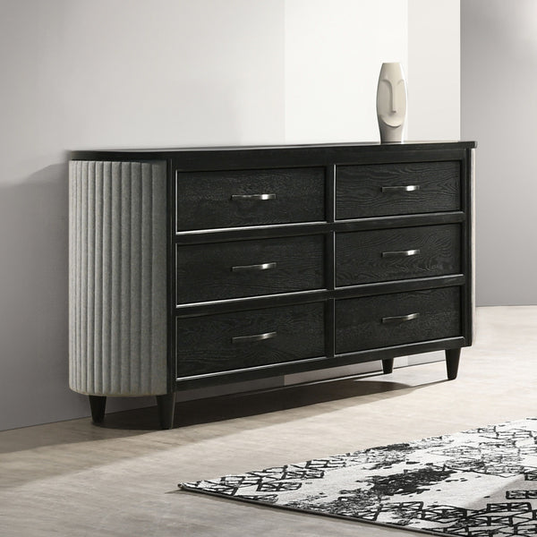 Skyline - 6 Drawer Dresser - Onyx