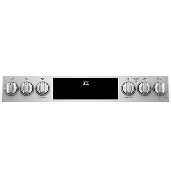 Café™ 30" Smart Slide-In, Front-Control, Induction and Convection Double-Oven Range
