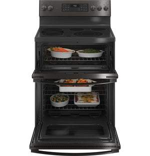 GE Profile™ 30" Smart Free-Standing Electric Double Oven Convection Range with No Preheat Air Fry