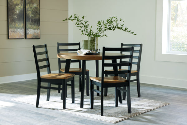  creating a visually appealing look that catches the eye. The tabletop-'s inlay chevron pattern adds a unique and stylish t