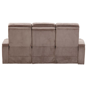 Equinox - Power Reclining Sofa And Recliner - Mushroom