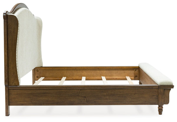 Sturlayne - Brown - Queen Upholstered Panel Bed