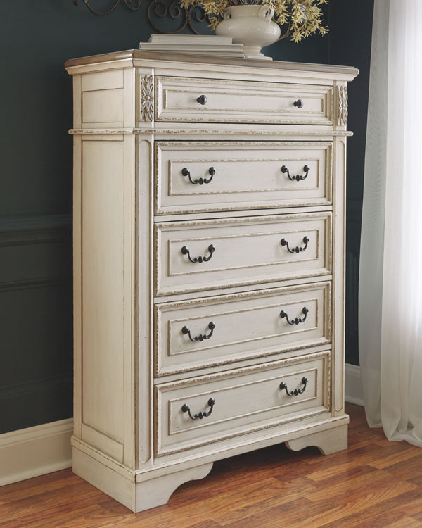 Realyn - Two-tone - 6 Pc. - Dresser