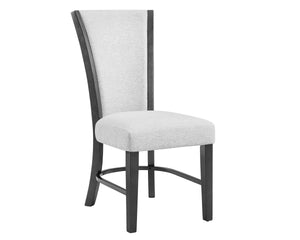 Camelia - 5 Piece Dining Room Set - Black / Pearl Silver