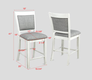 Fulton - 6 Piece Dining Room Set - Chalk White