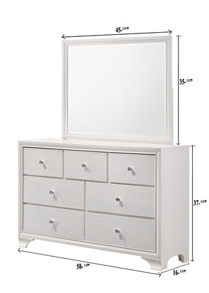 Lyssa - Full 4 Piece Bedroom Set - White