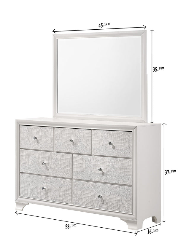 Lyssa - Full 4 Piece Bedroom Set - White
