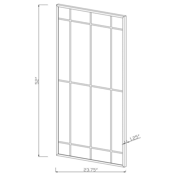  while the black metal frame and linear trim offer strong contrast and class