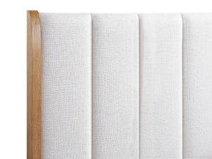 Westcott - King Panel Bed - Cerused Natural