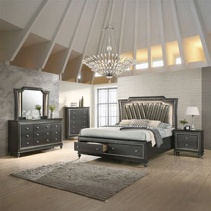 Kaitlyn - Mirror - Metallic Gray