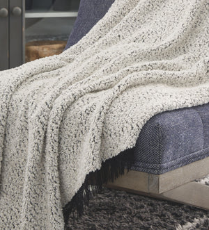 Leonita - Black / White - Throw (Set of 3)
