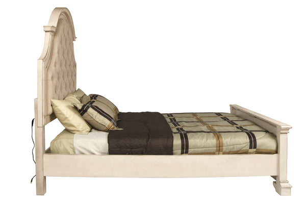 Anastasia - 6/6 King Bed - Beige