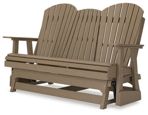 Hyland Wave - Driftwood - 4 Pc. - Glider Loveseat