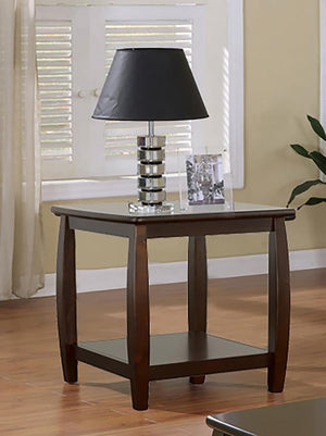  featuring a birch and basswood veneer. The rich cappuccino finish elevates its sleek appearance