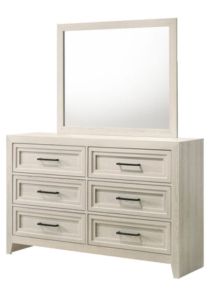 Lorraine - Queen 5 Piece Bedroom Set - Antique White