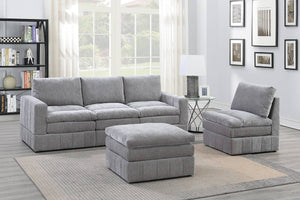 This soft, low-slung arrangement encourages complete relaxation with its plush, sinkable design. The extra low vertical support and deep surfaces provide maximum comfort. It adds an air of effortless cool and high-end casual value, making it a proud showc