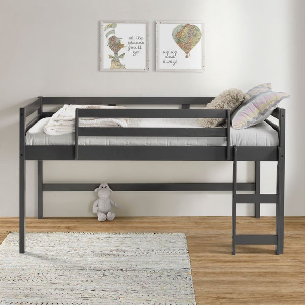  clean lines allows your children to unleash their creativity. The sturdy wooden frame with slat system keeps the mattress in place to provide a safe sleeping environment for kids. Spacious space underneath is extremely ve