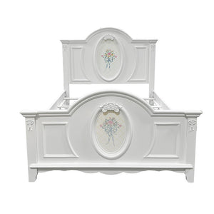 Flora - Twin Bed - White