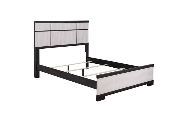 Remington - King 4 Piece Bedroom Set - Black / White