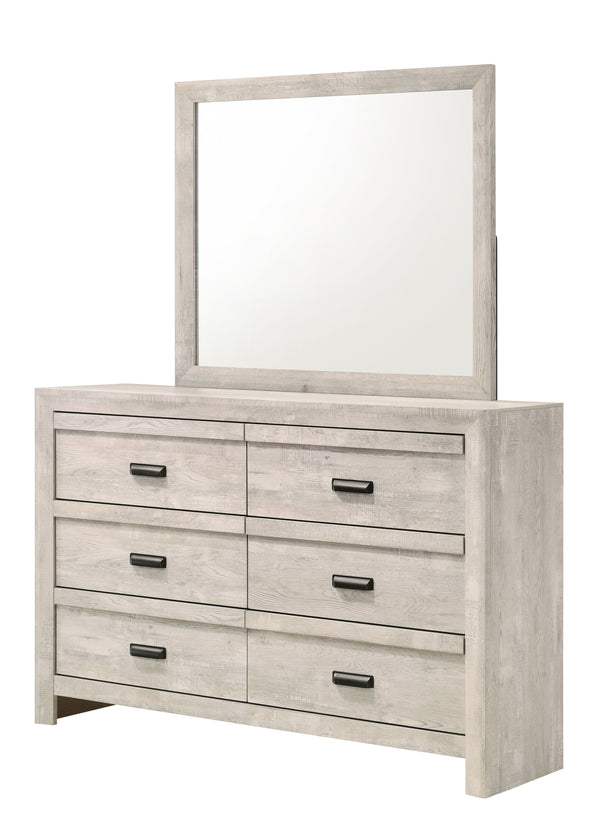 Valor - Full 5 Piece Bedroom Set - Antique White