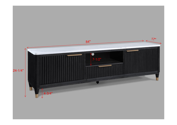 Kara - TV Stand - Black