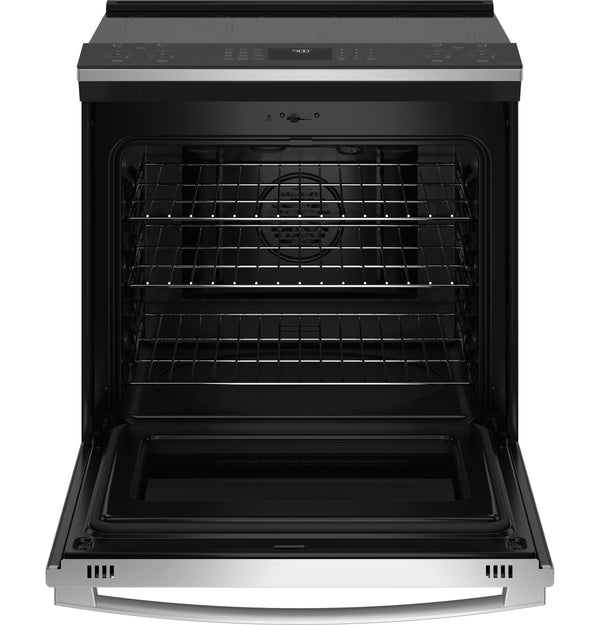 GE Profile™ ENERGY STAR 30" Smart Slide-In Fingerprint Resistant Front-Control Induction and Convection Range with No Preheat Air Fry