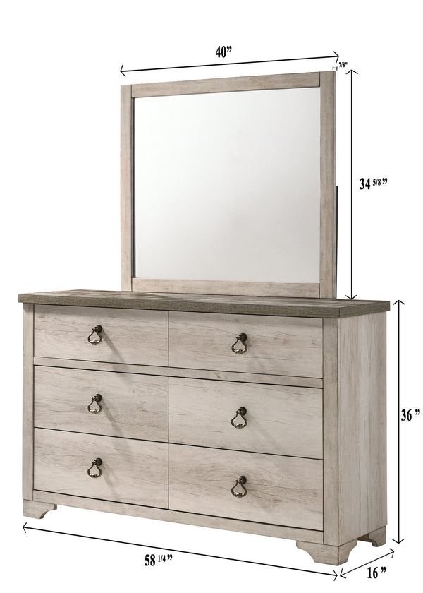 Patterson - Full 4 Piece Bedroom Set - Beige