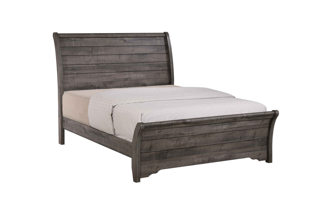 Coralee-Panel Queen Bed-Gray<h4><b>Coralee - Queen Footboard - Dark Gray</b></h4> <table width="100%"><colgroup><col style="width: 30%"> <col style="width: 70%"> </colgroup> <tbody> <tr> <td>Dimensions</td> <td> 64.45"L x 94.61"D x 55.12"H</td> </tr> <tr>