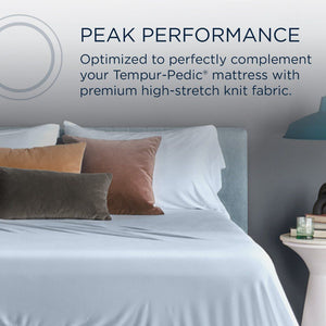 Linens - Tempur-Pedic ProPerformance Sheet Set - Sleepy Blue - Twin