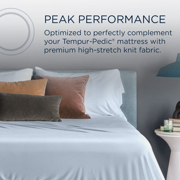Linens - Tempur-Pedic ProPerformance Sheet Set - Sleepy Blue - Twin