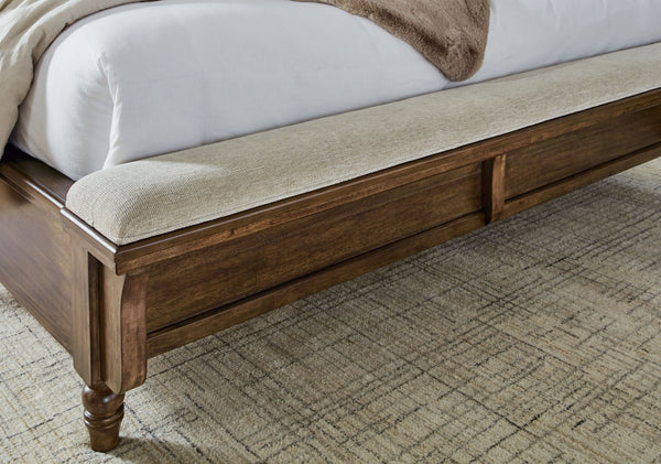 Sturlayne - Brown - Queen Upholstered Panel Bed