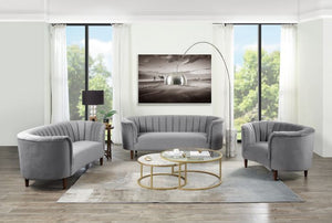Millephri - Sofa - Gray Velvet