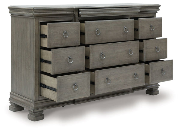 Lexorne - Gray - 5 Pc. - Dresser