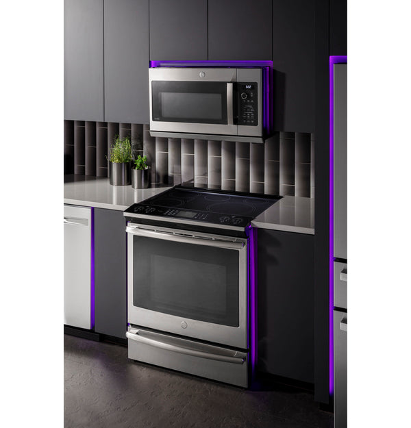 GE Profile™ 2.2 Cu. Ft. Over-the-Range Sensor Microwave Oven with Extendable Slide-Out Vent