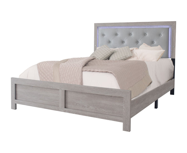  bringing a warm and inviting ambiance to any modern living space. The sleek lines and sparkling metal handles of the s