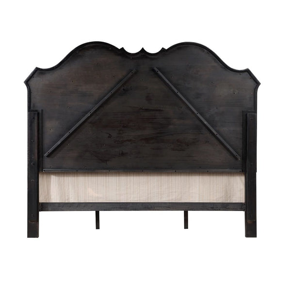 Chelmsford - Queen Bed - Beige & Antique Black
