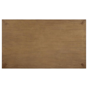 Bruner - Rectangular Wood Dining Table - Natural Brown