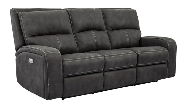 Polaris - Power Reclining Sofa And 2 Recliners - Slate