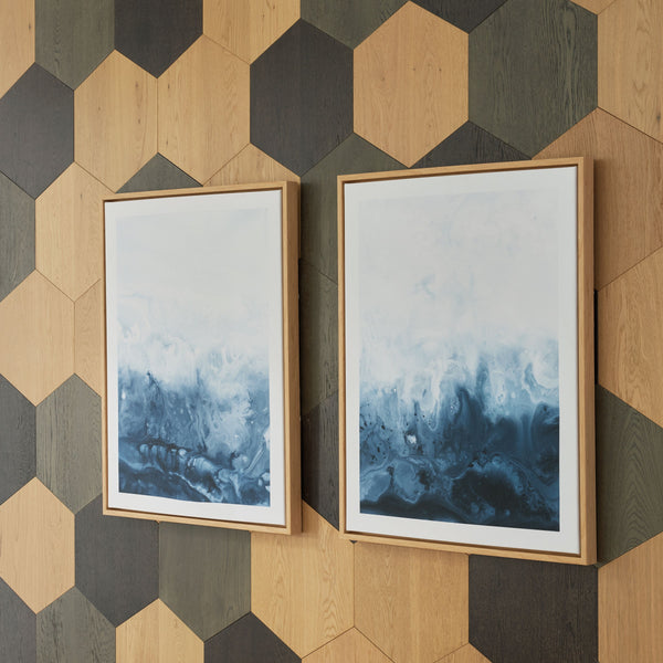 these pieces are perfect for a blank entryway wall